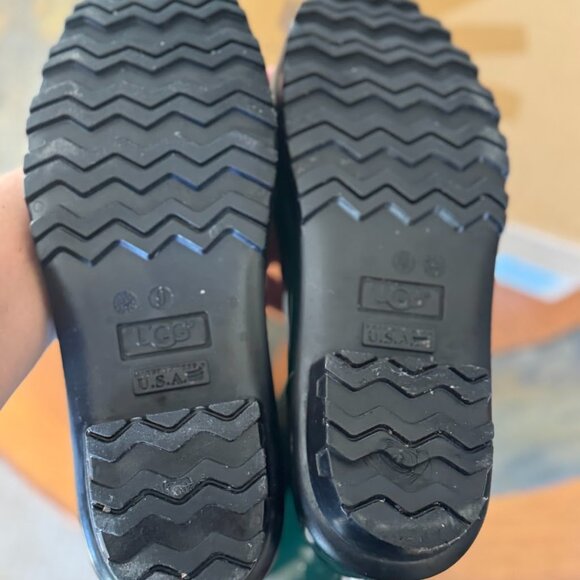 Women's UGG Shaye Pine Green Rain Boots Size 9 - Picture 7 of 7